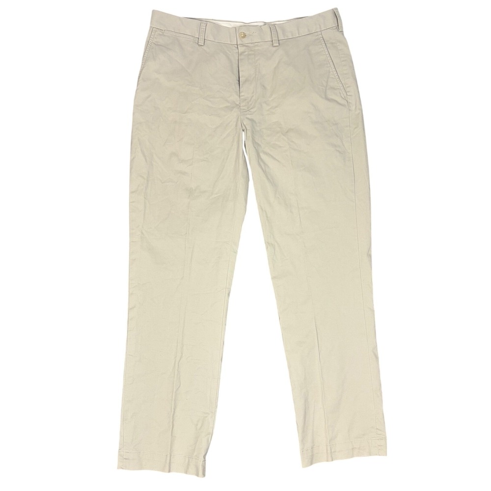 Polo Ralph Lauren Pants Mens 34‎ Tan Stretch Classic Fit Chino Khaki Trousers